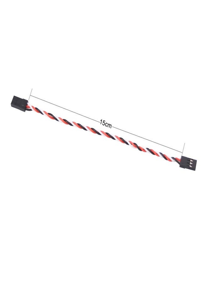 OliRC 10pcs Servo Extension 30 Cords 26awg Cable 15cm Male to Male Twisted Wire for Futaba JR(C60-10) - Image 2